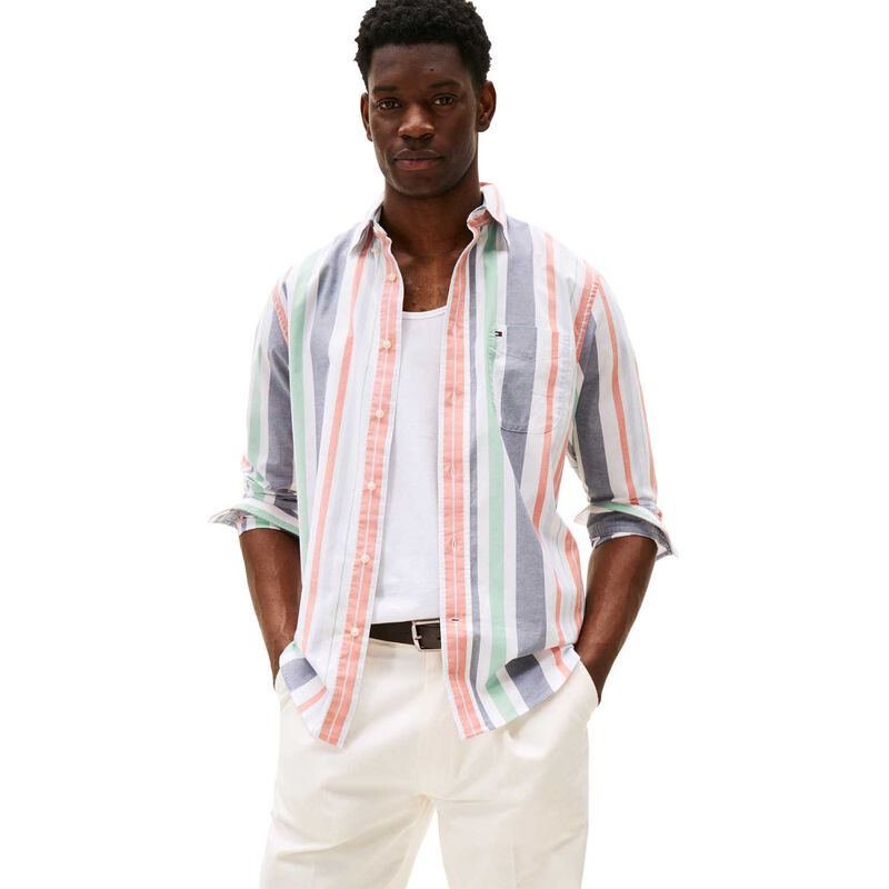 Tommy Hilfiger Lt Oxford Regatta Stripe Rlx Shirt image number 0
